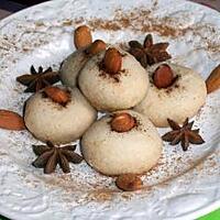 recette Les montecaos au amandes(ghribia)