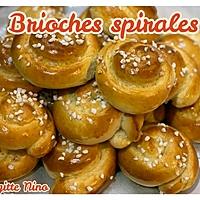 recette BRIOCHES SPIRALES