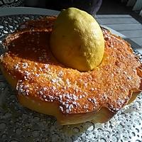 recette Gâteau à la fois moelleux , fondant , intense  aux citrons  bio de chez moi .... la Picardie