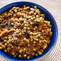 recette Baingan Bharta ( écrasée d'aubergine à l'indienne )