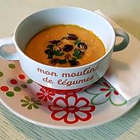 recette Velouté butternut poireaux coco au thermomix