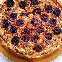 recette quiche poivrons chorizo