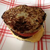 recette Double rostis burger