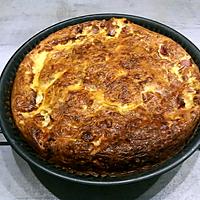 recette quiche sans pâte aux jambon et à la mozzarella