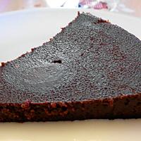 recette LE FONDANT AU CHOCOLAT SANS FARINE (AU BAIN-MARIE)