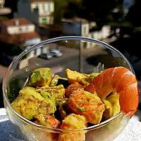 recette Verrines avocat/crevettes