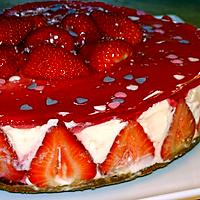 recette Gâteau Miroir aux Fraises, Croûte de Spéculoos