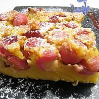 recette Clafoutis cerises-grand marnier