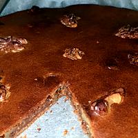 recette Gâteau chocolat, poudre d'amande et noix