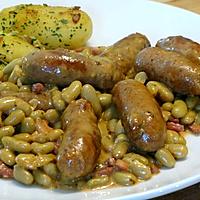 recette Merguez aux Flageolets, Crème de Paprika