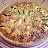 recette Quiche courgettes chèvre pignons de pin au thermomix