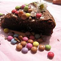 recette fondant chocolat smarties