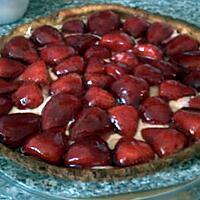 recette TARTE AUX FRAISES ET MASCARPONE