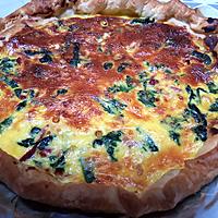 recette Tarte anti gaspi aux fanes de radis