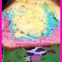 recette Cake multicolore