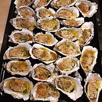 recette Huîtres gratinées