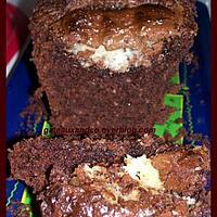 recette cake chocolat, noix de coco, et bounty