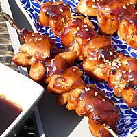 recette Brochettes de poulet yakitori