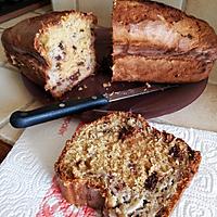 recette Banana bread & concassé de chocolat