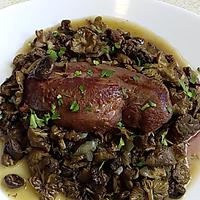 recette magret de canard aux mousserons