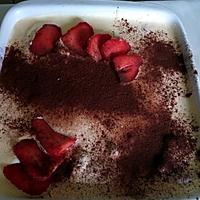 recette TIRAMISU AUX FRAISES