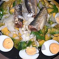 recette Avocat aux oeufs et sardines