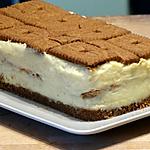 recette Gâteau Spéculoos et Petits-Beurre à la Crème Pâtissière