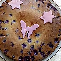 recette gateau fondand chocolat blanc griottes