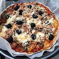 recette Pizza maison au thon