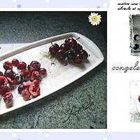 recette congeler cerises  et coulis de fruits rouges