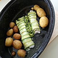 recette Roulé de courgette au merlu