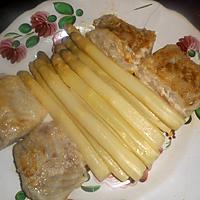 recette Dos de merlu aux asperges des landes et sauce hollandaise