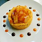 recette Sablé breton et pommes confites au caramel beurre salé