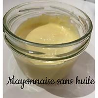 recette MAYONNAISE SANS HUILE