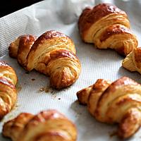 recette Minis croissants au nutella et mini croissants à la confiture de fraise