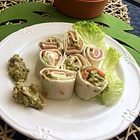 recette Roulés wrap au guacamole