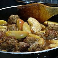 recette Boulettes de Veau aux Pommes et Sirop de Liège