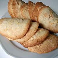 recette Tuiles aux amandes