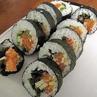 recette maki au saumon