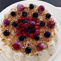 recette vacherin aux fruits rouge