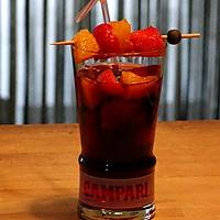 recette Sangria-Campari, Fraises et Oranges