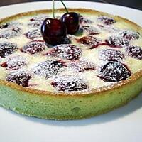 recette Tarte pistache cerises et ricotta...