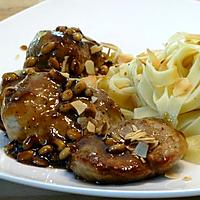 recette Filets de Porc aux Pignons et Amandes