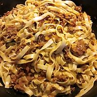 recette Tagliatelles bolognaises "maison"