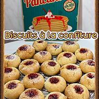 recette BISCUITS A LA CONFITURE