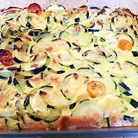 recette Flan de courgettes au chèvre et à la menthe