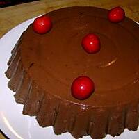 recette Bavarois aux cerises et chocolat