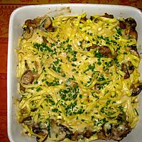 recette Tagliatelles aux champignons des bois