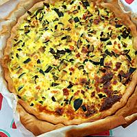 recette Tarte courgette fêta menthe