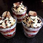 recette verrines fraises mascarpone/chantilly